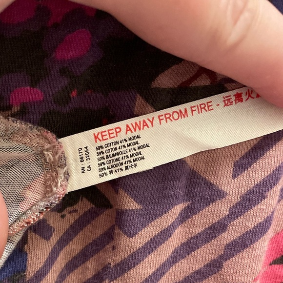 🌈🌈 Anthro Dress Floral Botanical Multicolour Pattern Print Ruched Casual - Picture 4 of 7